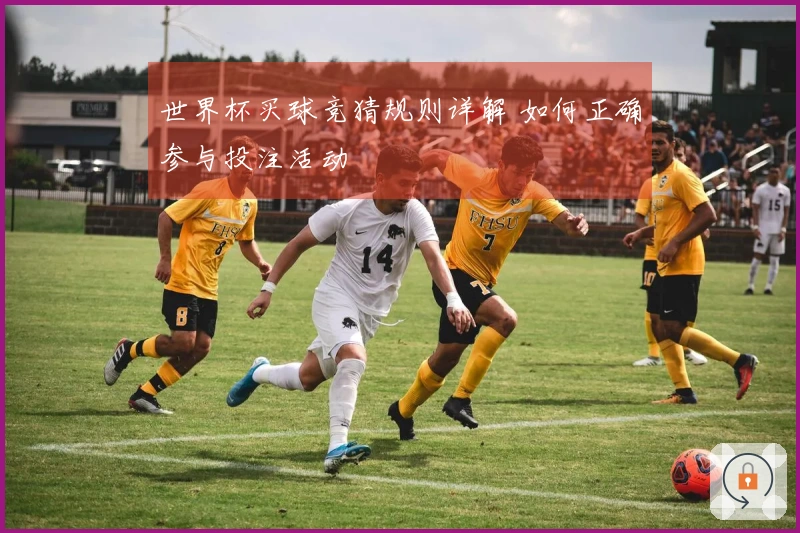 世界杯买球竞猜规则详解 如何正确参与投注活动
